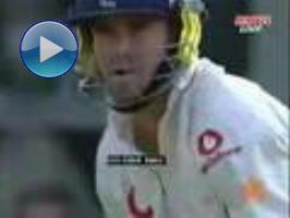 Kevin Pietersen Reverse Sweeps Murali - for Six!