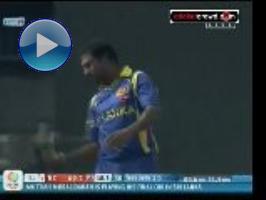 Sri Lanka 220 for 5 (Dilshan 73, Sangakkara 54) beat New Zealand 217 (Styris 57, Mendis 3-35) by five wickets